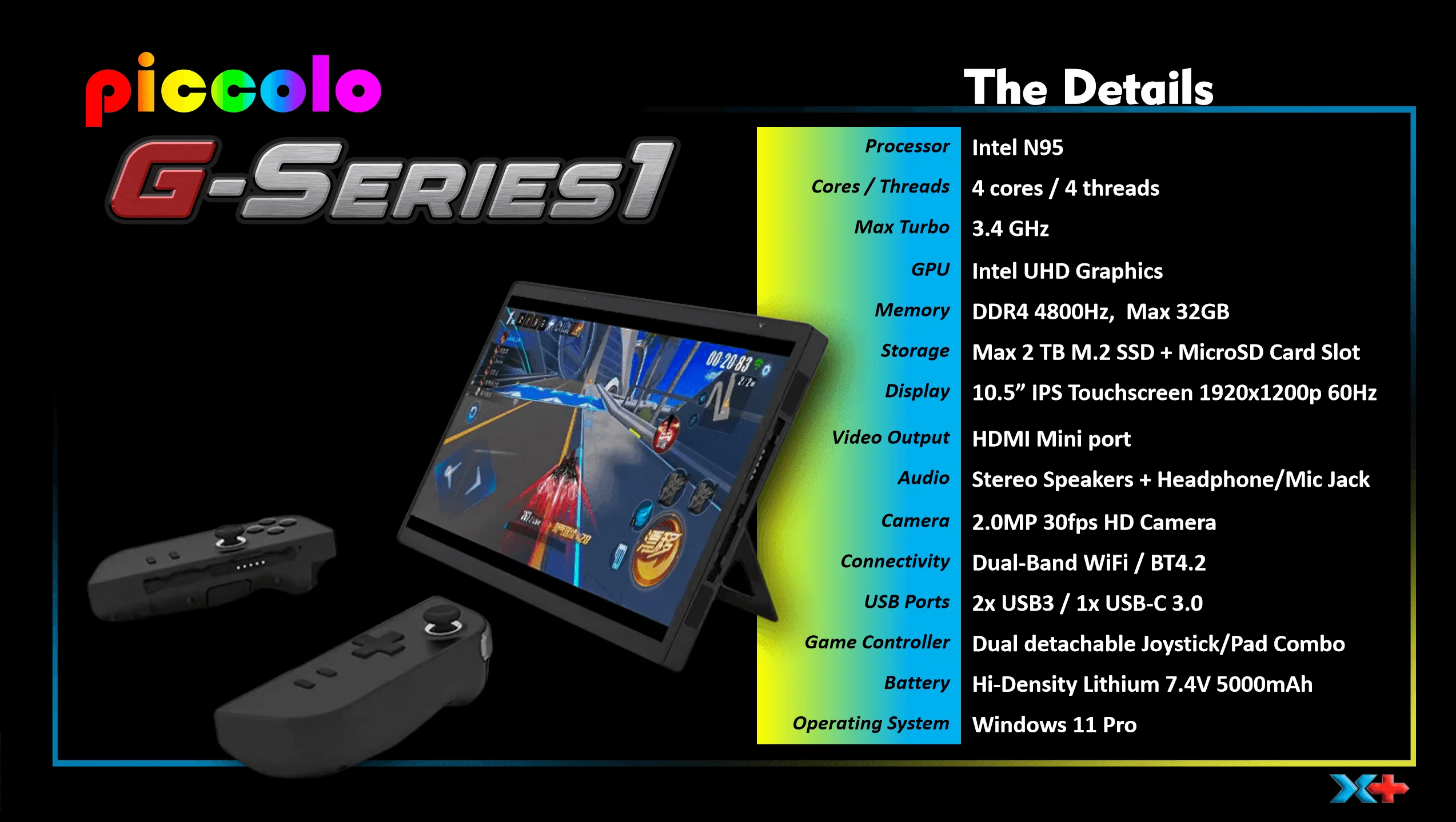 10.5" Handheld Tablet PC Gaming PC - G-Series1 - Image 3