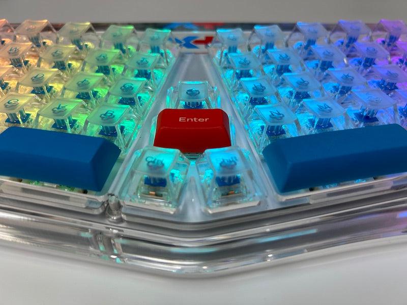 VickyBoard Split Keyboard – Onyx Transparent - Image 10