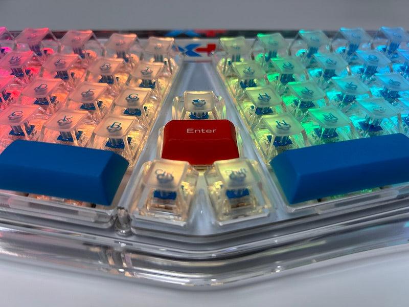 VickyBoard Split Keyboard – Onyx Transparent - Image 11