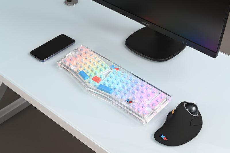 VickyBoard Split Keyboard – Onyx Transparent - Image 3