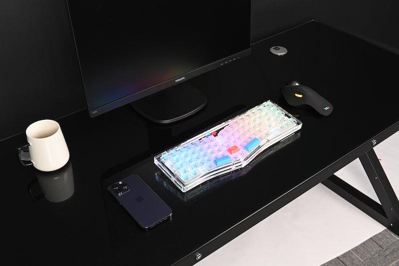 VickyBoard Split Keyboard – Onyx Transparent - Image 4