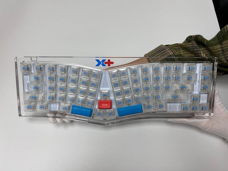 VickyBoard Split Keyboard – Onyx Transparent - Image 5