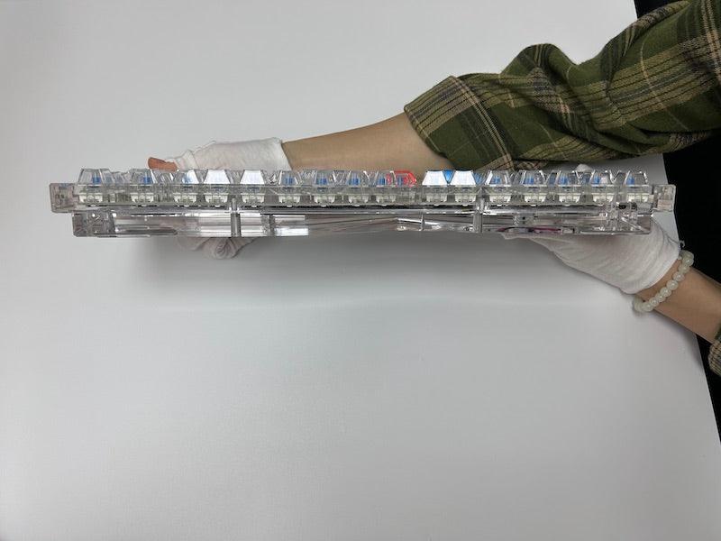 VickyBoard Split Keyboard – Onyx Transparent - Image 6