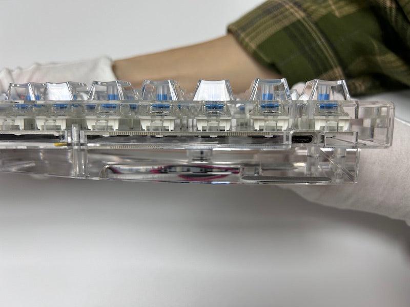 VickyBoard Split Keyboard – Onyx Transparent - Image 7