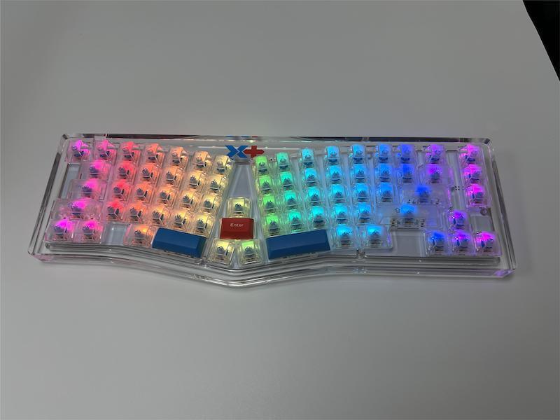 VickyBoard Split Keyboard – Onyx Transparent - Image 9
