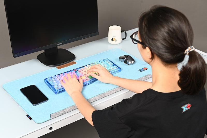 X-plus Large Felt Desk Mat – 75*40cm - Image 14